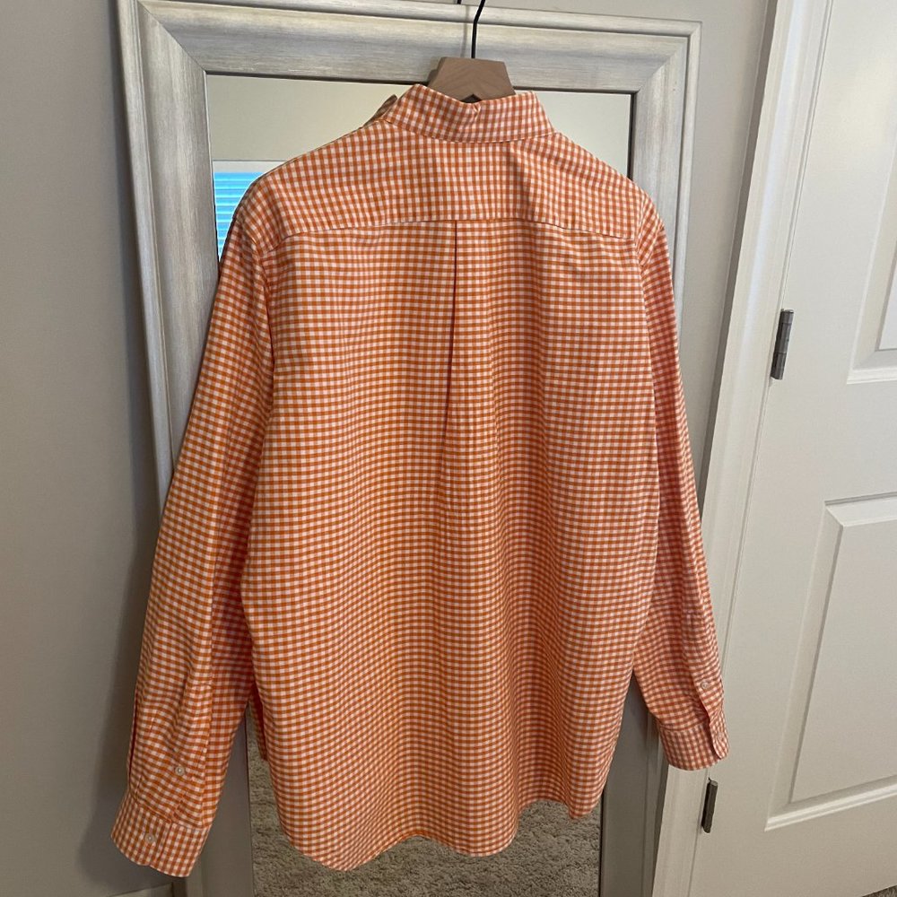 Ralph Lauren Men's Classic Fit Gingham Oxford Long Sleeve Polo Shirt Size XL - Picture 2 of 8